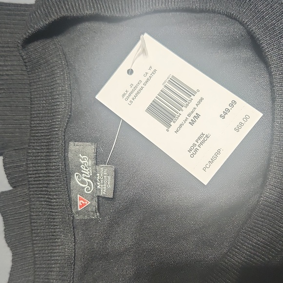 [M] GUESS Women's Sweater - Black NWT - Picture 5 of 5